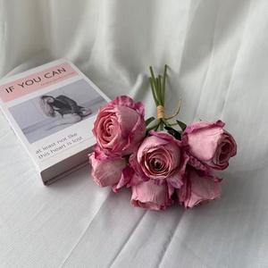 Roses artificielles de luxe avec branches <span class=keywords><strong>pour</strong></span> <span class=keywords><strong>cheminée</strong></span>, fleurs en polyester de qualité supérieure <span class=keywords><strong>pour</strong></span> décoration de <span class=keywords><strong>foyer</strong></span> - Product Image 4