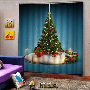 Christmas Pattern <b>Window</b> Drapes for Living Room and Bedroom Home Decor Blinds <b>Shades</b> & Shutters - Product Image 6