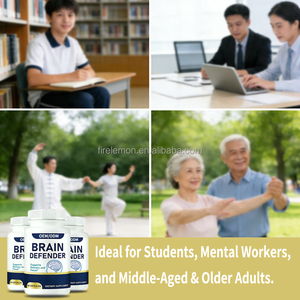 Capsules Premium <span class=keywords><strong>Brain</strong></span> Defender OEM/ODM, complément alimentaire végétalien pour le cerveau, améliore les fonctions cognitives et soutient la mémoire - Product Image 6