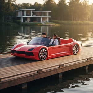Nuevo Diseño Meierya M-116 Lamborghini, Bote Eléctrico Acuático, Parque Acuático, Bote a Pedal con Forma de <span class=keywords><strong>Jet</strong></span>, para 5 Personas, para Exteriores - Product Image 4