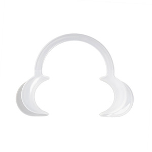 Ouvre-bouche jetable de type C résistant aux hautes températures en plastique blanc, équipement et accessoire de thérapie buccale, stérilisable - Product Image 3