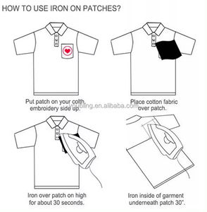 8 + カスタマイズされた高品質キャンプ刺繍デザインヒートパッチ刺繍刺繍アイアンオンパッチカーシューズ刺繍アイアンオンパッチ - Product Image 6