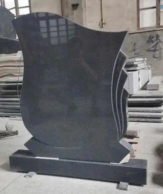 Bia Mộ Và Tượng Đài Đá Granite G654 Màu Xám Đậm Trung Quốc Phong Cách Châu Âu