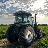 Tractor Agrícola Multifuncional DONOL de 200HP con Cabina y Salida TDF para Aplicaciones Agrícolas Profesionales