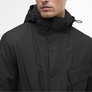 Chaqueta Térmica con Capucha para Hombre, para Invierno, Senderismo al Aire Libre, Impermeable, Cortavientos, Transpirable, Cómoda, Nuevo Diseño, Color Sólido en la Parte Delantera - Product Image 3