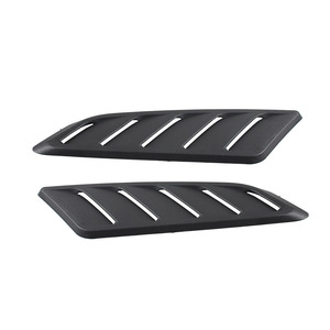 Cubierta de ventilación tipo persiana de 49.2cm x 14.2cm de material ABS para entrada de aire del capó del coche - Product Image 2