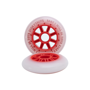 Rueda de Patinaje de Velocidad de patines en línea profesionales de fórmula PU de alta elasticidad personalizada de <span class=keywords><strong>100mm</strong></span> para rueda de patín en línea - Product Image 2