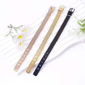 <span class=keywords><strong>Bracelet</strong></span> de montre en maille d'acier inoxydable tressé, vente en gros d'usine, bijoux de mode classiques, best-seller - Product Image 2
