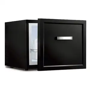 VANACE Thermoelectric Mini Fridge Domestic 20 30 50 60 120 Liter Guestroom Glass Door Drawer Mini Bar Fridge For Hotel