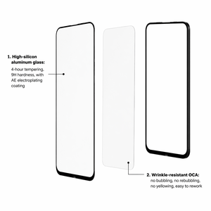 2 อิน 1 โอซีเอ กลาสเลนส์สำหรับ <span class=keywords><strong>VIVO</strong></span> Y02 Y12 Y15 Y16 Y17 Y9S Y20 Y21 Y83 <span class=keywords><strong>Y91</strong></span> Y93 Y32 ป้องกันรอยขีดข่วนเลนส์แก้วติดตั้งแบบไร้ฟองอากาศ - Product Image 1