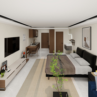 Usine directe hôtel de luxe moderne chambre ensemble de meubles en bois massif 5 étoiles hôtel standard cadre de lit panneau têt