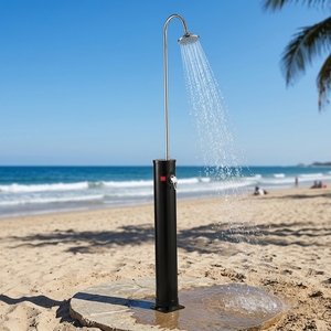 Douche solaire extérieure 9L avec petite buse pour <span class=keywords><strong>piscine</strong></span>, jardin, plage, cour arrière, spa - Product Image 6