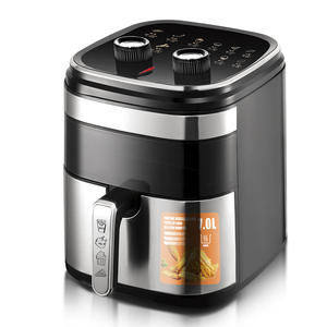 Automatic Power-off Stainless Steel 7L Oven Toaster Oil Free Air Fryers Hot Air Deep Fryer with Visual Window - Product Image 1