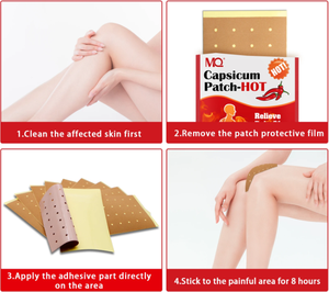 健康製品天然ハーブ熱膝足ホットライオン製造機経皮メデシントウガラシパッチ - Product Image 5