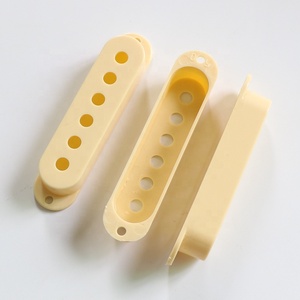 Donlis PC02 52mm Ivory Single Coil ST Guitar Pickup Cover per pickup a bobina singola, copertura in plastica personalizzata per spaziatura corde 48/50mm - Product Image 3