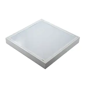2x2 '2x4' 格栅面板灯具PMMA 100毫米/瓦表面安装面板灯格栅20W 40w t8发光二极管荧光灯面板