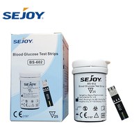 Bandelettes de test de glycémie sans code Sejoy bandelettes de glucomètre