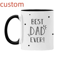 Tasse à café « Meilleur papa de tous les temps » - Tasse en céramique de qualité supérieure de 11 oz, cadeau idéal pour la fête des pères et les anniversaires pour papa de la part de sa fille, son fils, sa femme