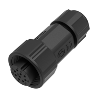 Connecteur étanche 20A 3 broches pour les entraînements de moteurs industriels, les équipements d'automatisation, les câbles d'alimentation des actionneurs et les systèmes de câblage de machines