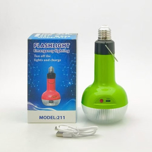 Linterna LED para acampar, 20W, E27, carga USB, 3 modos con gancho para iluminación exterior - Product Image 5