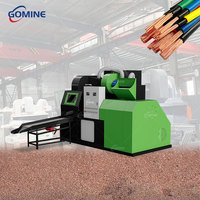 Ligne de granulation de câbles en cuivre 300 kg/h, machine de recyclage de fil de cuivre, granulateur de cuivre avec pièces de rechange gratuites