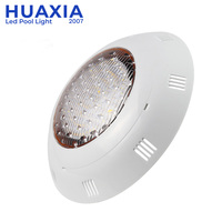 Lumière LED pour piscine murale à corps en PC étanche IP68 12V haute puissance avec télécommande 1600 lumens blanc pour piscines et aménagements paysagers