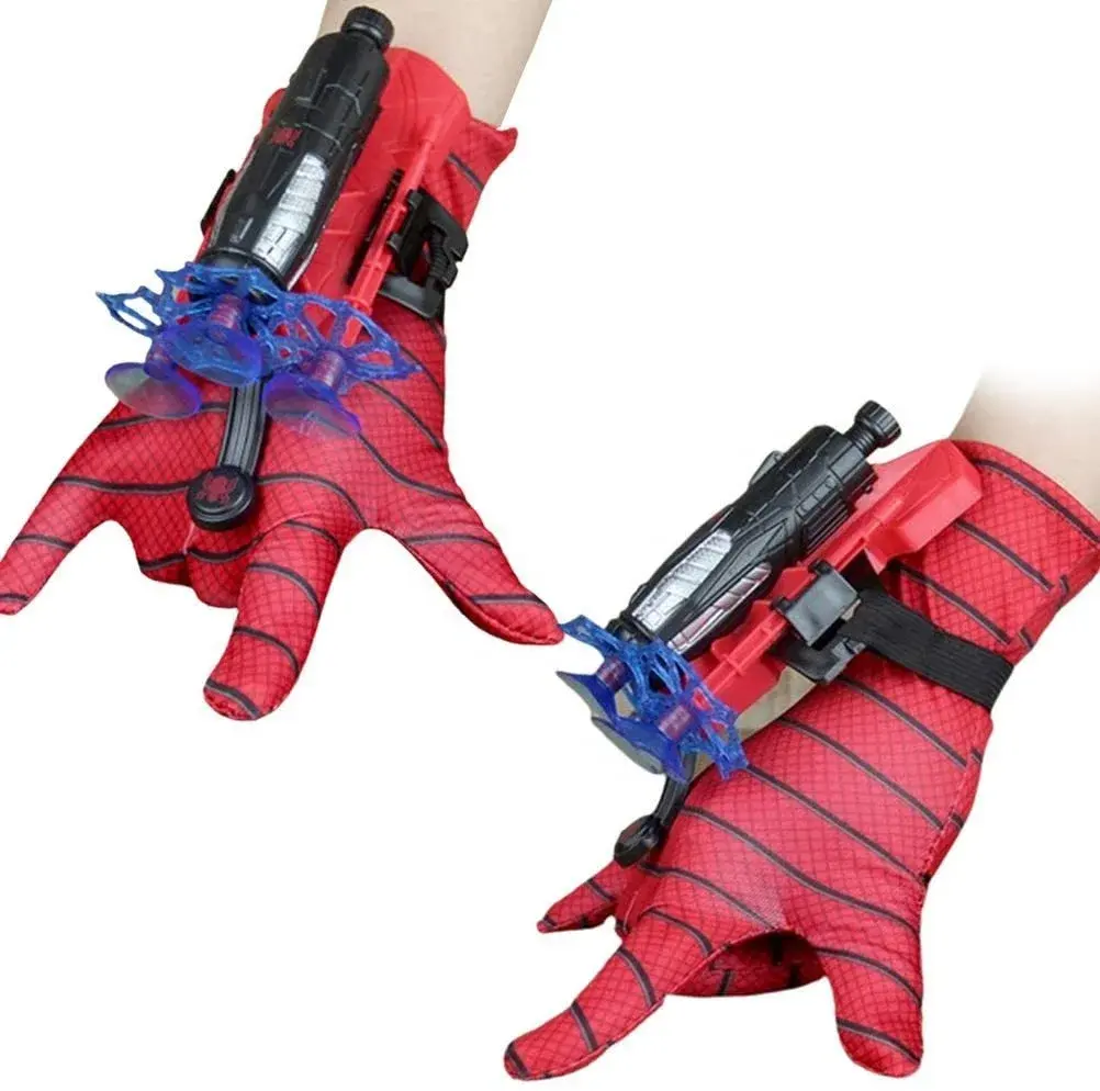 New Style Customized Spider man toy Soft bullet gel gun NERFer GUN Toys Launcher wrist toy for kids