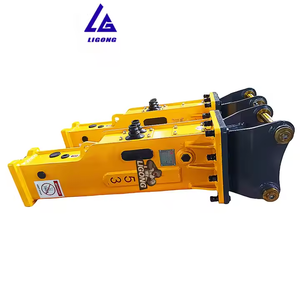 Baixo Ruído 35Ton Box Tipo Martelo Hidráulico Disjuntor Silencioso com Guarda Protetora Reforçada 155mm Chisel Ferramenta Martelo - Product Image 2