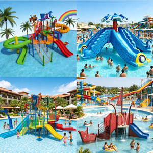 Structure de jeu <span class=keywords><strong>aquatique</strong></span> pour enfants, maison <span class=keywords><strong>aquatique</strong></span>, structure de jeu combinée avec toboggan, <span class=keywords><strong>parc</strong></span> <span class=keywords><strong>aquatique</strong></span> pour piscine - Product Image 3