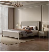 Ensembles de meubles de chambre à coucher haut de gamme, design luxueux, ensembles de chambre à coucher antiques de taille king, bois de bouleau massif pour meubles de chambre d'hôtel