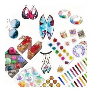 Kit de Arte en Resina, Resina UV para Joyería, Llavero, Modelo de Cristal Transparente, Lámpara LED, Moldes de Silicona, Láminas de Purpurina, Flores - Product Image 5