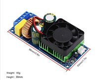 Carte d'amplificateur numérique HiFi de classe D haute puissance IRS2092S 500W Mono complet LM3886