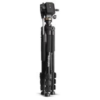Offre Spéciale Q111S Trépied Photo Professionnel Portable en Aluminium avec Niveau à Bulle et Tête Panoramique à Verrouillage par Bouton pour Appareils Photo Numériques SLR/DSLR