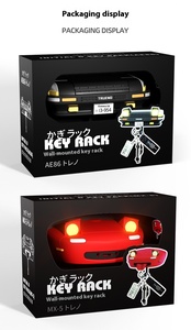 Estante de Almacenamiento Decorativo para Llaves de Coche, Gancho para Llaves de Faro de Material ABS, Iluminación Automática, Colgante Decorativo - Product Image 6