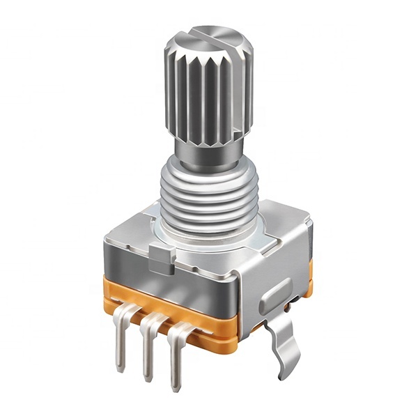 Ec11 Rotary Encoder Switch 0.5mm/1.5mm Push Button 16 Pulse Encoder Switch 16 Detent Ec11spring Rotary Encoder With Self-Locking