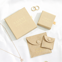 Boîte d'emballage personnalisée, pour bagues, boucles d'oreilles, colliers, bracelets, pendentifs, bijoux, en carton, 1 pièce