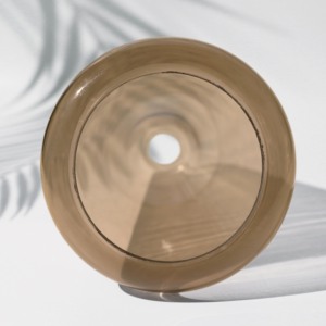 Handmade thiết kế hiện đại thổi thủy tinh màu đèn bóng râm trong suốt Borosilicate cho ánh sáng bao gồm thay thế phòng tắm bóng râm - Product Image 4