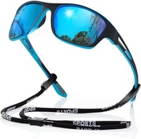 Nouvelles lunettes de soleil polarisées miroir pour hommes, idéales pour le cyclisme, la pêche et la conduite, avec monture TR90, protection UV et verres anti-lumière bleue, semi-cerclées