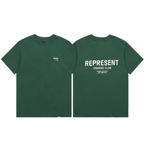 T-shirt Saint Vintage pour femme et homme, manches courtes, délavé, effet vieilli, style streetwear américain, coupe ample, en coton 230g, imprimé lettres - Product Image 3