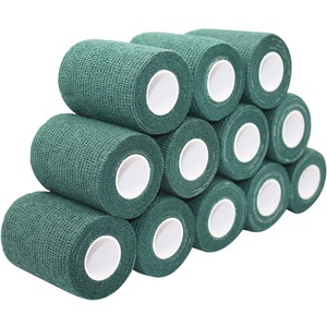 カスタム不織布ラテックスフリー弾性柔軟な粘着性粘着性包帯獣医ラップ - Product Image 2