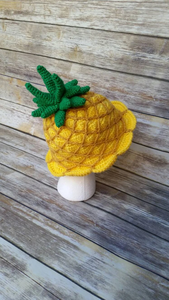 心理电视节目灵感菠萝桶帽钩针图案独特礼品 - Product Image 5