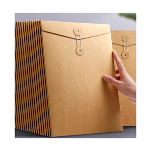 Tùy Chỉnh <span class=keywords><strong>Kraft</strong></span> Giấy Túi Tài Liệu Công Suất Lớn Dày Tập Tin Phong Bì Văn Phòng Nguồn Cung Cấp Dữ Liệu Hợp Đồng Lưu Trữ Miễn Phí Vận Chuyển - Product Image 1