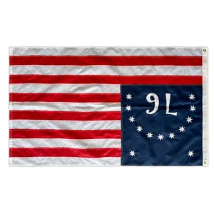 Professional Manufacturer Supply US Flags Promotion Polyester 3X5ft American Bennington 76 Flag