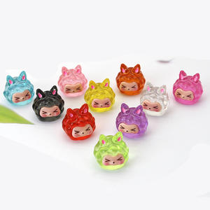 Promoción de reducción de precio 3D medio luminoso hecho a mano DIY accesorios resina creativa coche adornos al por mayor - Product Image 1