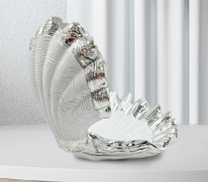 Plato para Servir Sashimi y Mariscos - Plato de Resina Estilo Europeo con Diseños de Cangrejo Rey y Mejillones - Product Image 6