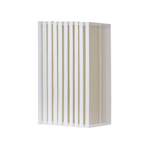 Cartucho de filtro de aire Zehnder Q350 Q450 Q600 H13 True HEPA con elemento filtrante plisado de carbón activado para piezas de ventiladores. - Product Image 1