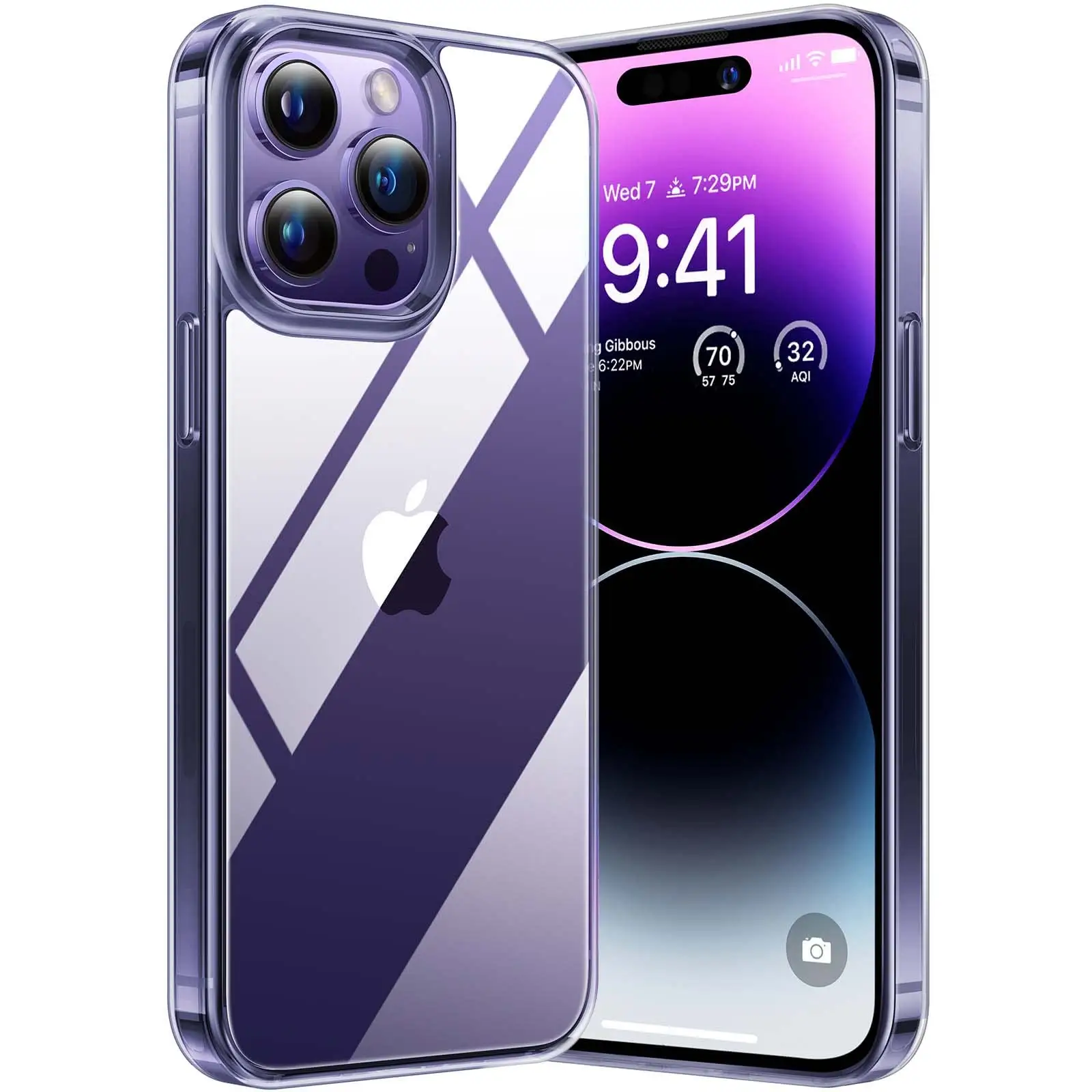 2023 bulk wholesale crystal clear phone case luxury designer cover shockproof airbag slim TPU for funda iphone 13 14 pro max