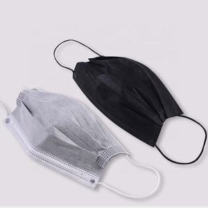 Masker Filter Karbon Aktif Sekali Pakai SJ 4 Lapis 4 Lapisan Filter Karbon Aktif Anti-debu Pelindung Wajah OEM Grosir - Product Image 2