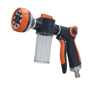 Boquilla de pulverización para riego de jardín, multifunción, 8 patrones, pulverización ajustable para jardín y lavado de coches - Product Image 2