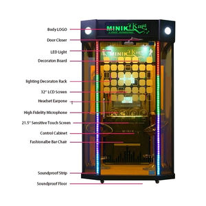 Máquina de Karaoke Electrónica Operada con Monedas, Cabina de Canto para KTV, Máquina de Juegos Arcade para Centros Comerciales, Calles, Parques, Plazas y Estaciones - Product Image 4